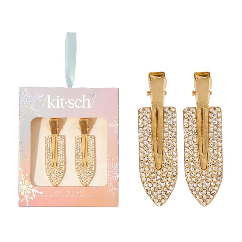 Gift of Glam Rhinestone Creaseless Clips 2pc Set