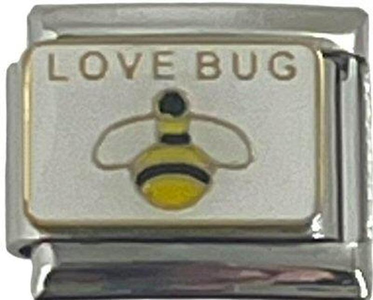 Italian Charm Link Love Bug Bee 9mm