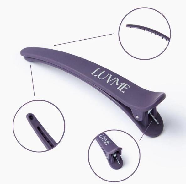 LUVME Non-slip Professional Hair Clips For Styling Sectioning 1pcs   1 Set