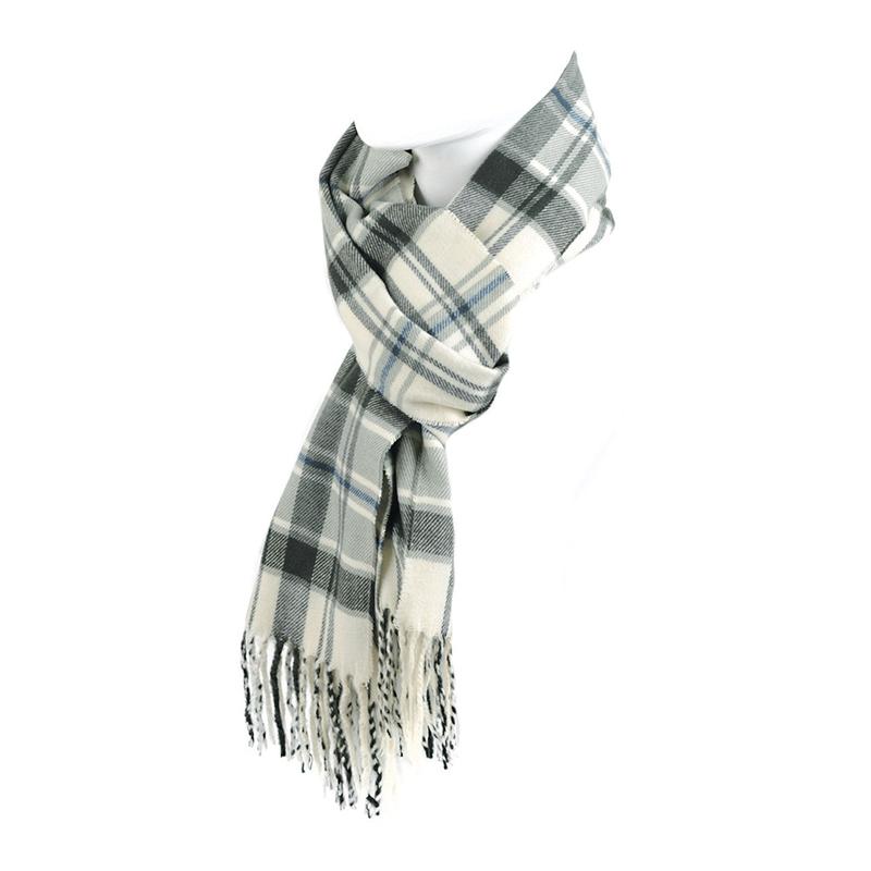 Unisex Plaid Cashmere Feel Winter Scarves