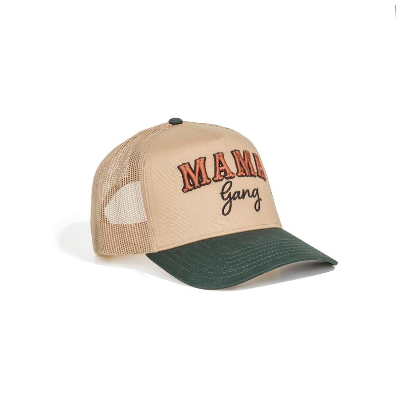 Mama Gang Cowboy Script Trucker Hat