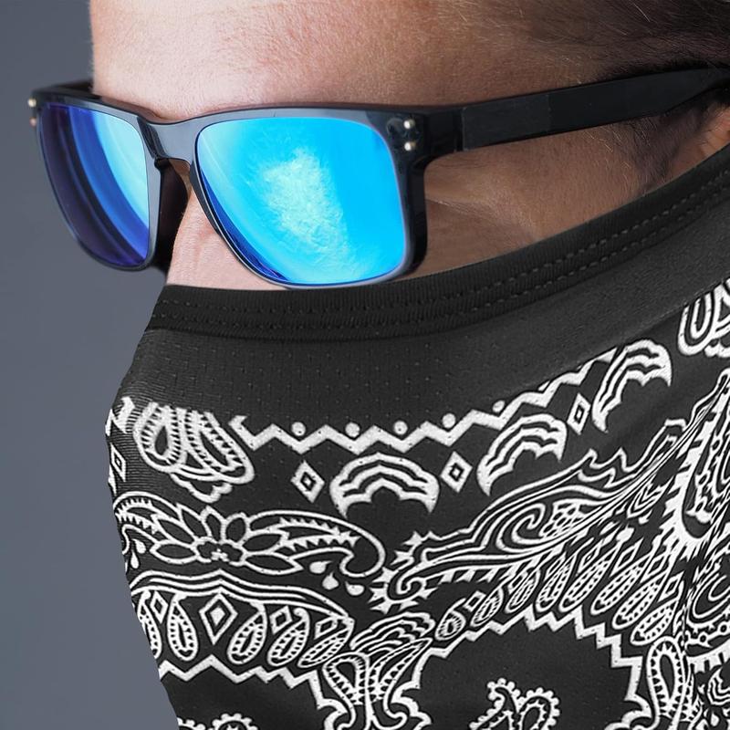 Bandana Neck Gaiter Balaclava Face Scarf Mask Quick-Dry Half Masks for Women Men-UV Sun Protection & Breathable & Dustproof