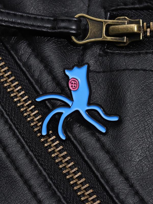 Cartoon Octopus Design Brooch, Animal Design Clothes Brooch, Fashion Accessories for Men & Women