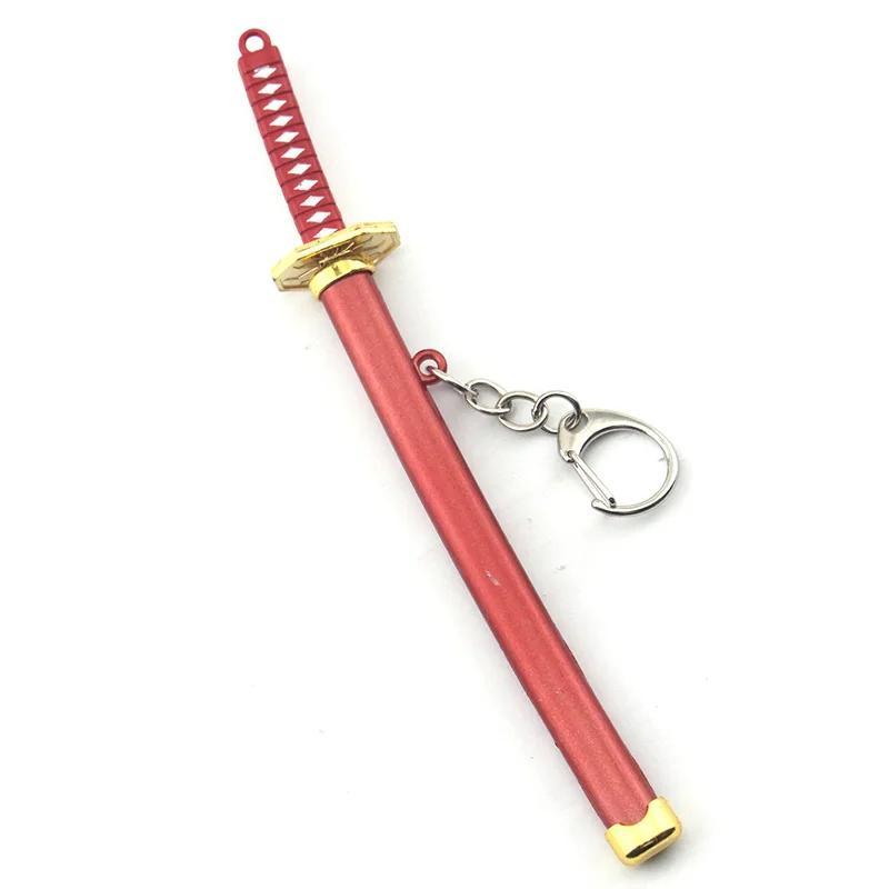 Anime Katana Sword Keychain, Sword Shaped Keychain with Key Ring, Phone Charm for Men & Women, Boyfriend Gift