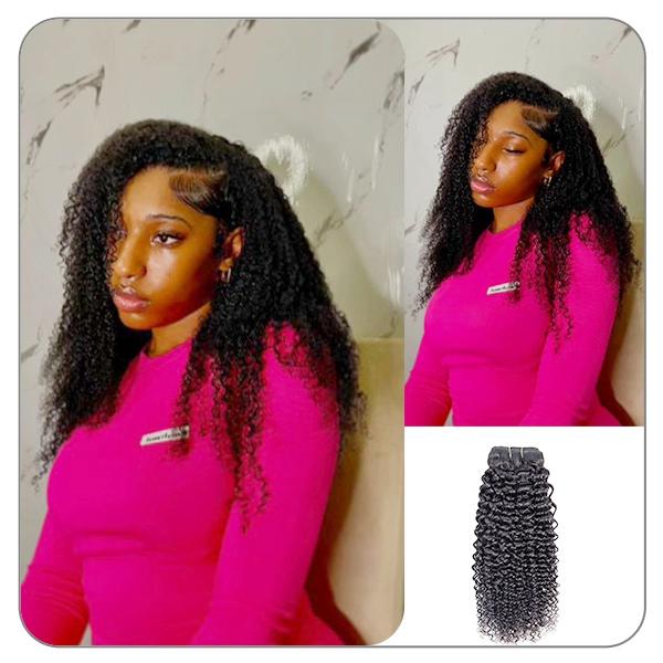 [Wequeen] Budget Friendly 10A Grade Deep Wavy Kinky Curly Body wave Straight Flip Over Quick Weave Sew in Glue in 100% Brazilian Virgin Viral Hair Bundles