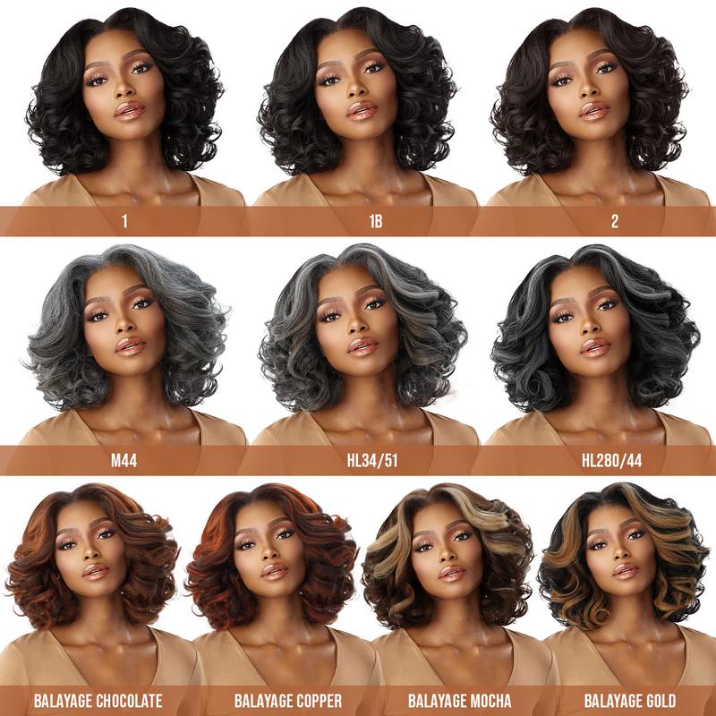 Sensationnel HD Lace Front Wig Curls Kinks N Co Glueless Kinky Edges 13X6 Kinky Body Wave 14