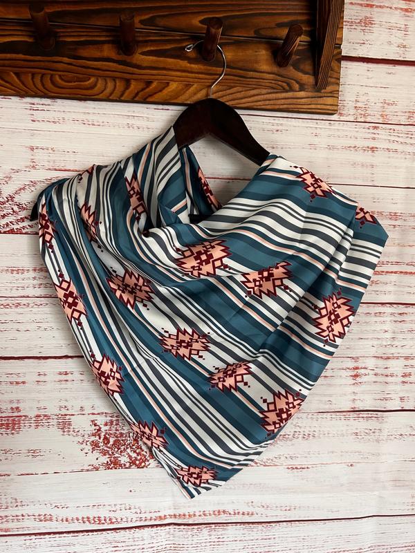 Wildrag - The pearl snap wildrag  - neckerchief - bandana - square scarf