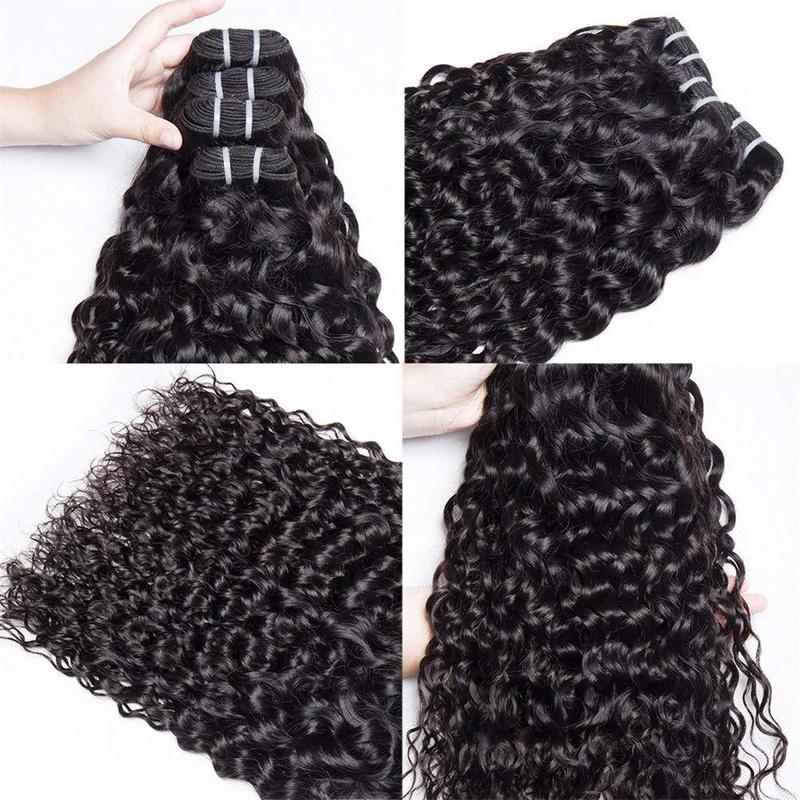 [Wequeen] Budget Friendly 10A Grade Deep Wavy Kinky Curly Body wave Straight Flip Over Quick Weave Sew in Glue in 100% Brazilian Virgin Viral Hair Bundles