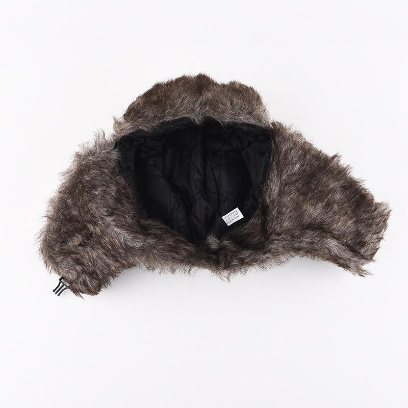 Foreign Trade Ushanka Men's and Women's Winter Warm Ear Protection Hat Water-Repellent Cloth Taslan Outdoor Ski Cap Cross-Border Factory