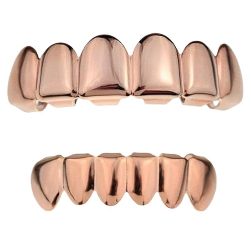 [IFT Jewelry]Unisex 6 Teeth Regular Grillz For Men&Women Hip-Hop Accessories Grills Set