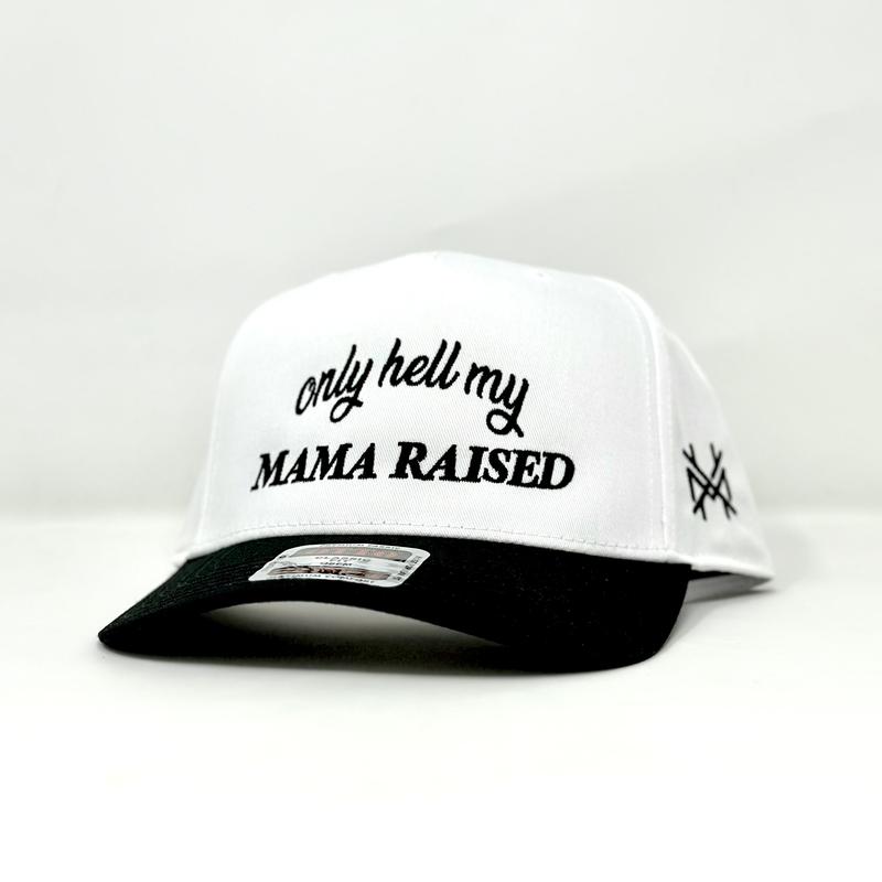 MHC Mama Raised Baseball Cap for Unisex, Made from Cotton with SnapBack Fit - Do Not Wash