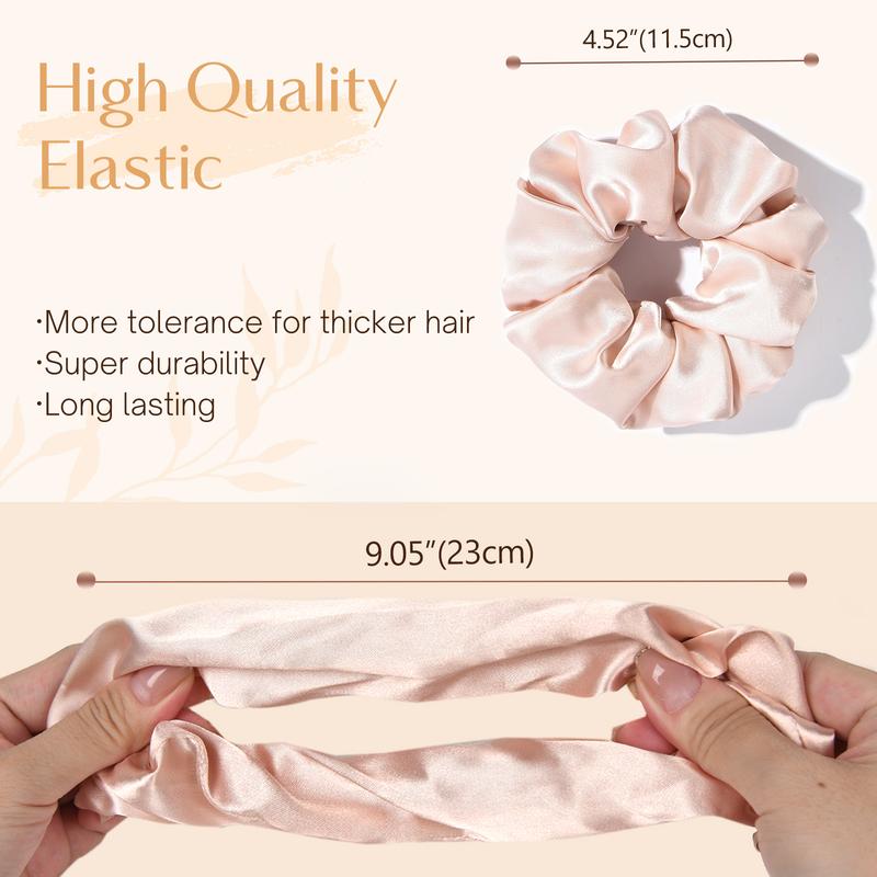 Glossy Satin Scrunchies for Hair Satin Scrunchies for Girls