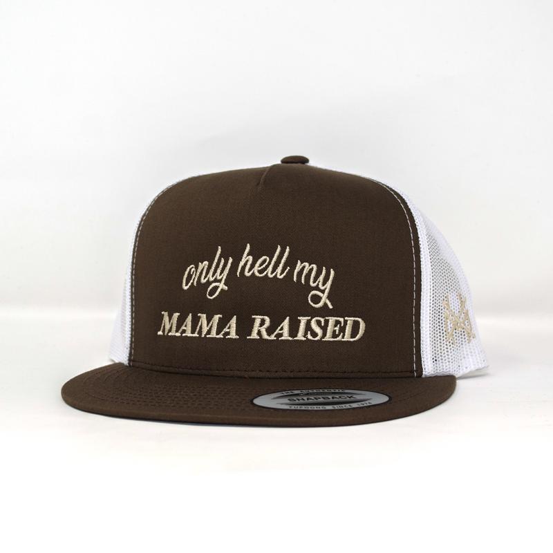 MHC Mama Raised Baseball Cap for Unisex, Made from Cotton with SnapBack Fit - Do Not Wash