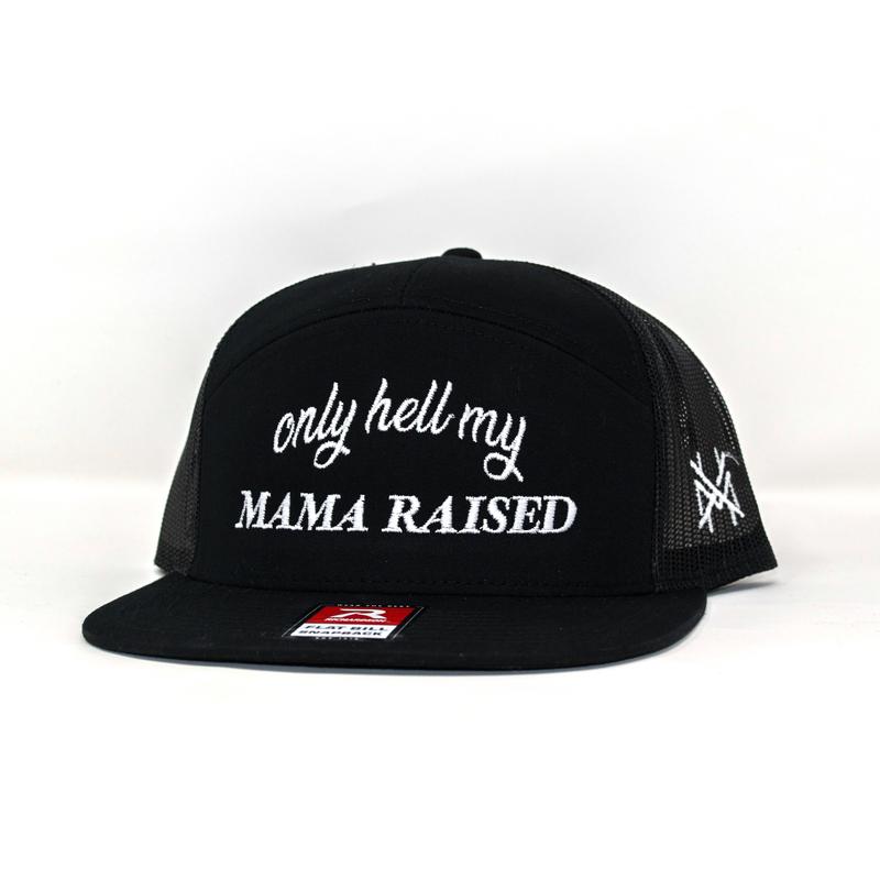 MHC Mama Raised Baseball Cap for Unisex, Made from Cotton with SnapBack Fit - Do Not Wash