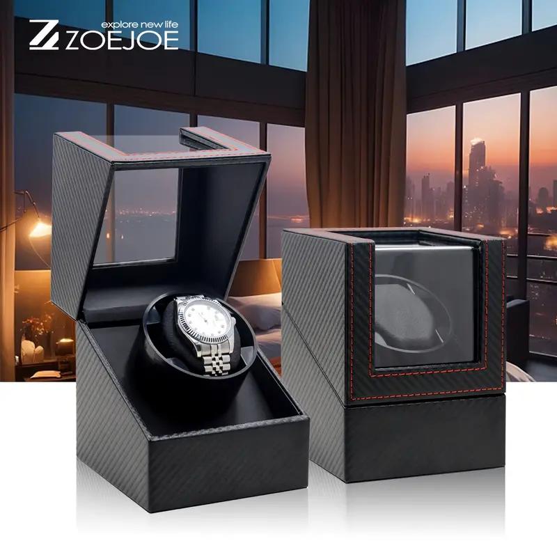 Luxury Automatic Watch Winder Box - Single Double Watch Storage Display Case  - Ideal Gift for Men and Women Watch Collectors