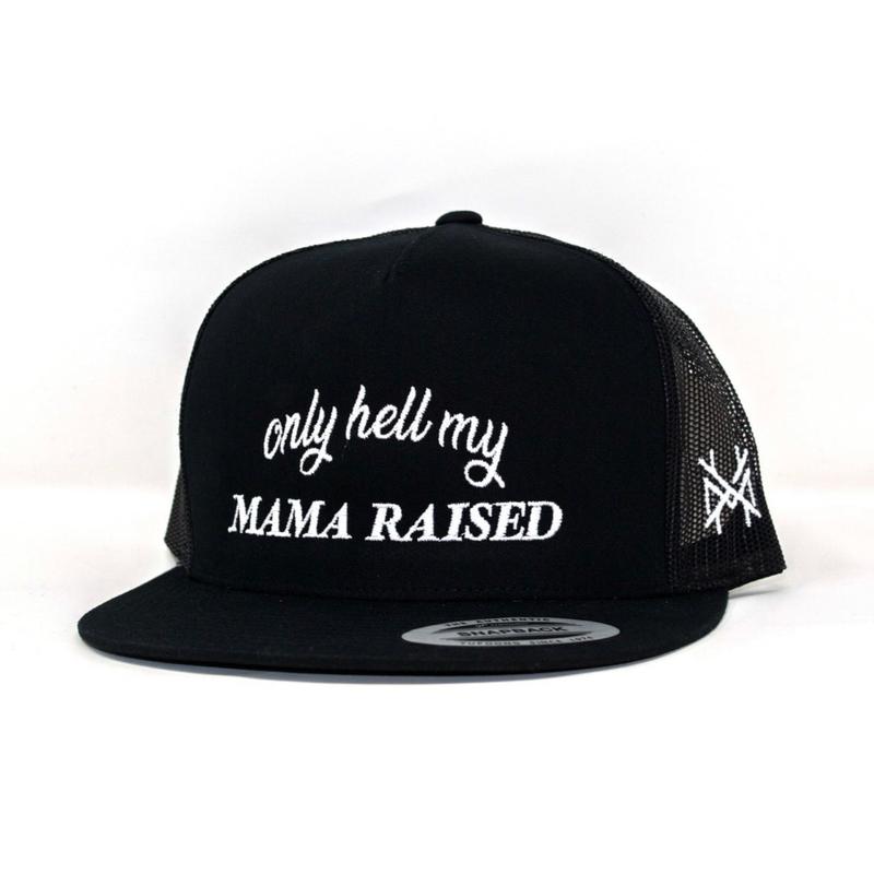 MHC Mama Raised Baseball Cap for Unisex, Made from Cotton with SnapBack Fit - Do Not Wash