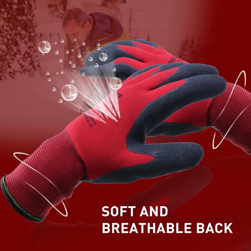 2 Pairs Winter Work Gloves for Men and Women, Freezer Gloves for Work Below Zero, Thermal ulated, Super Grip