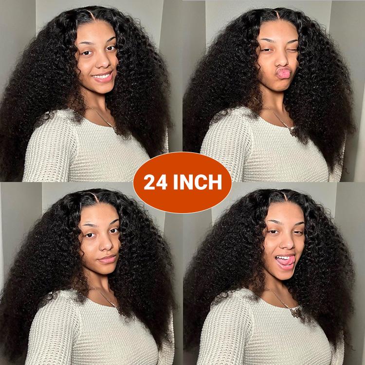 Wiggins Hair Pre Cut Ready And Go Wig Glueless Curly Wig Pre Bleached Pre Plucked 7x4 Closure Wig 13x4 HD Lace Frontal Wig Human Hair