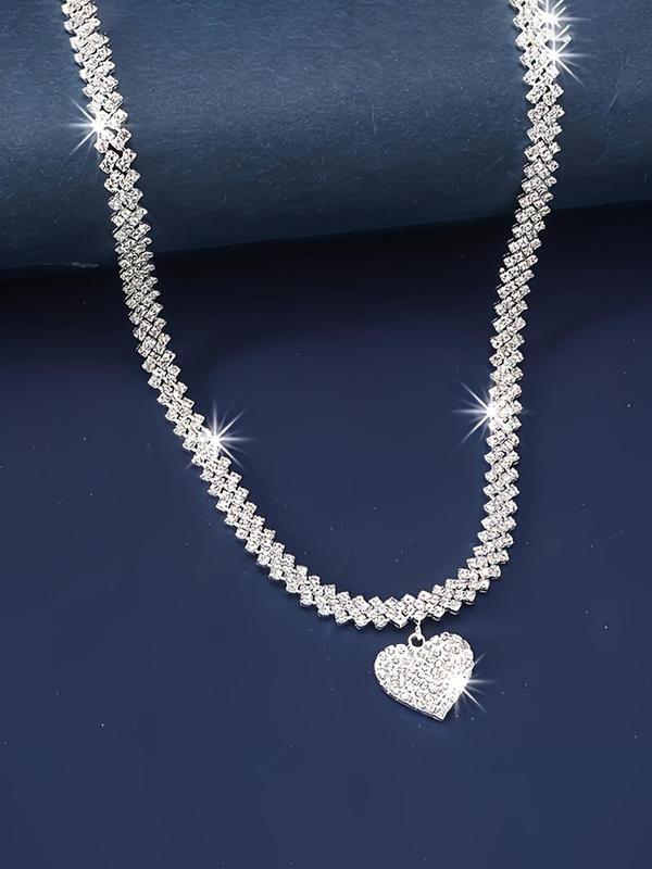 Women's Elegant Rhinestone Heart Decor Waist Chain, Exquisite Trendy Waist Chain, Chic Body Jewelry for Party & Daily Clothing Decor