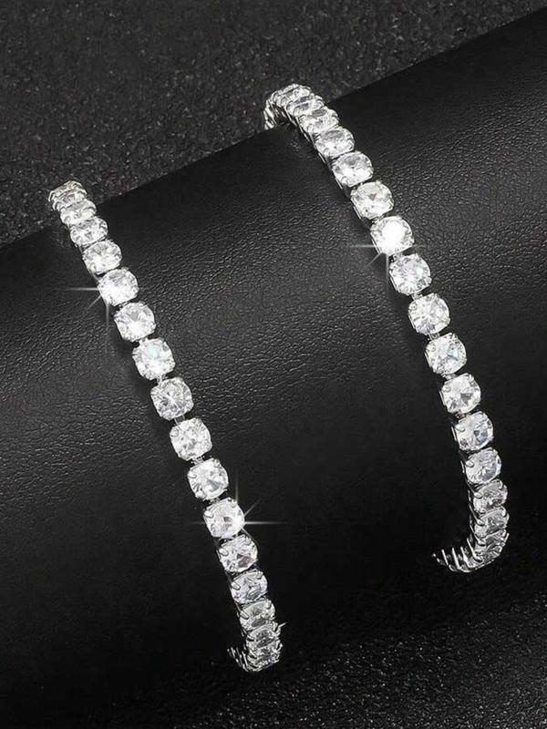 Elegant Fashion Bling Bracelet, Fashionable Jewelry for Women & Men for Party, Daily Clothing Decor, Trendy All-match & Exquisite Jewelry for Birthday Gift