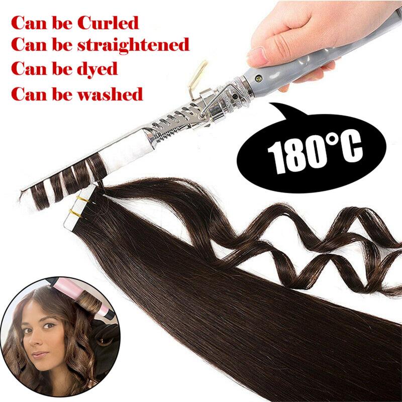 MY-LADY New Upgrade 20pcs Pack Tape In Extensions Remy Human Hair 100% Real Human Hair Extensions For Women