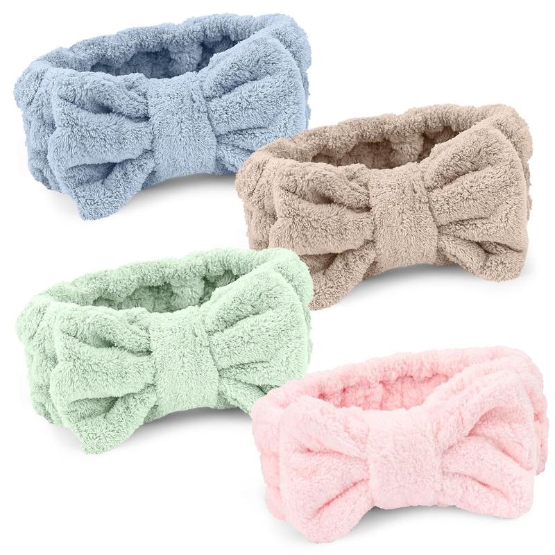 Spa Headband, 8 Makeup headband,Headband for Washing Face, Shower Skin Care Fluffy Spa Headband for Woman Teens Slumber Party Supplies