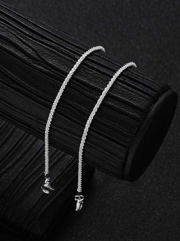 Rhinestone Decorated Anklet, Fashionable Casual Adjustable Anklet for Women & Girls, Fashion Jewelry for Party, Daily Clothing Decor, Trendy  Jewelry for  Gift