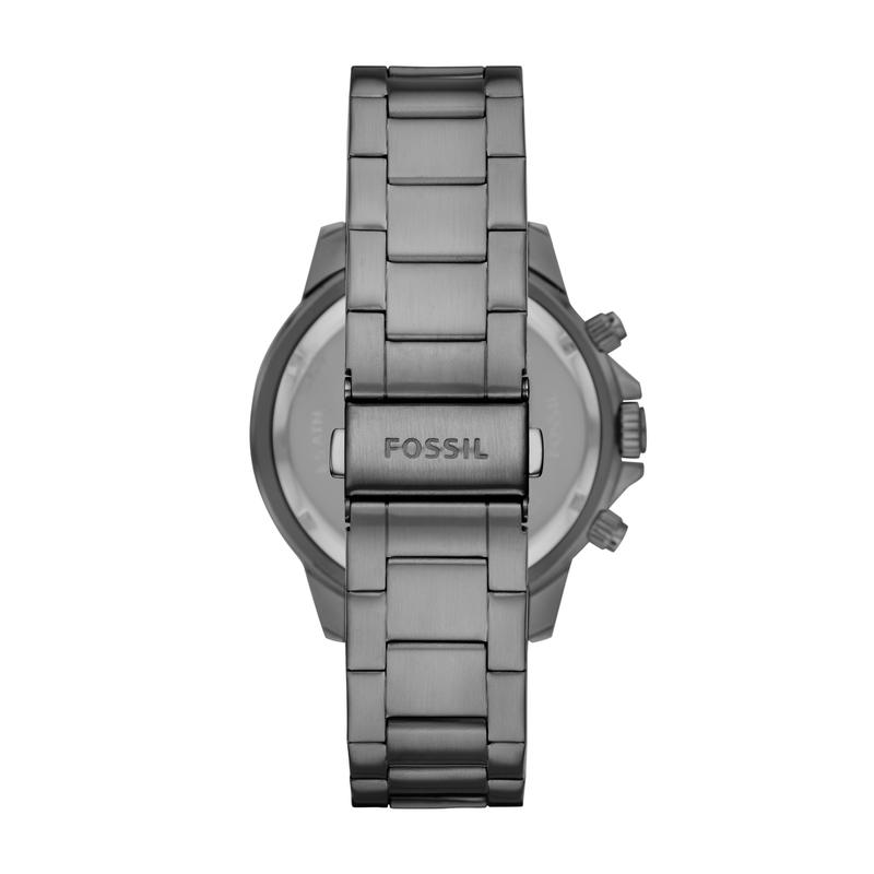 Fossil Men's Bannon Multifunction, Smoke-Tone Stainless Steel Watch