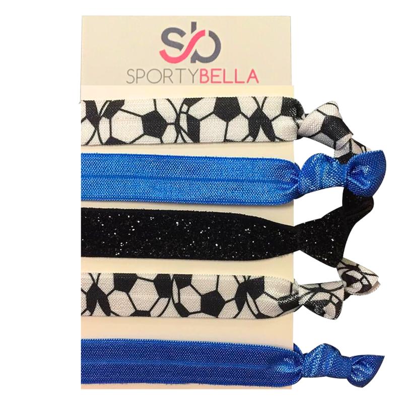 Soccer Hair Ties - Pick Your Favorite Color - Fashion Hair Accessory