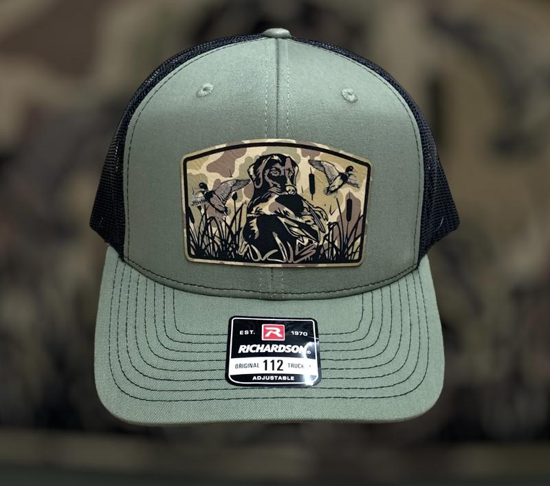 Duck Dog Duck Camo Hat Richardson 112 or Yupoong 6606