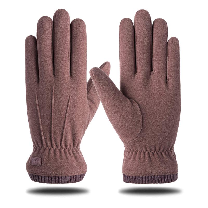 Womens Gloves Winter Touch Screen Texting Phone Windproof Gloves for Women Fleece Lined Thick Warm Gloves for Cold Weather