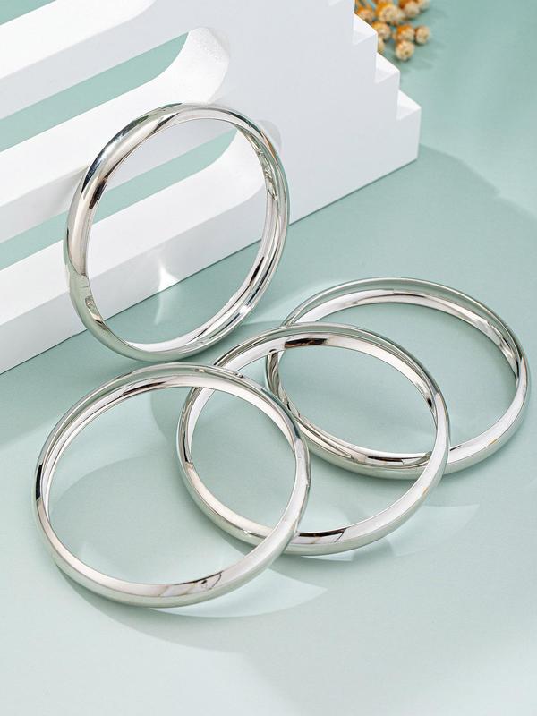 ,Women's Elegant Minimalist Bangle Set, Exquisite Trendy Bangle Bracelet, Chic All-match Vintage Jewelry As Gift for Girlfriend, Fall Outfits, Fall Freshness