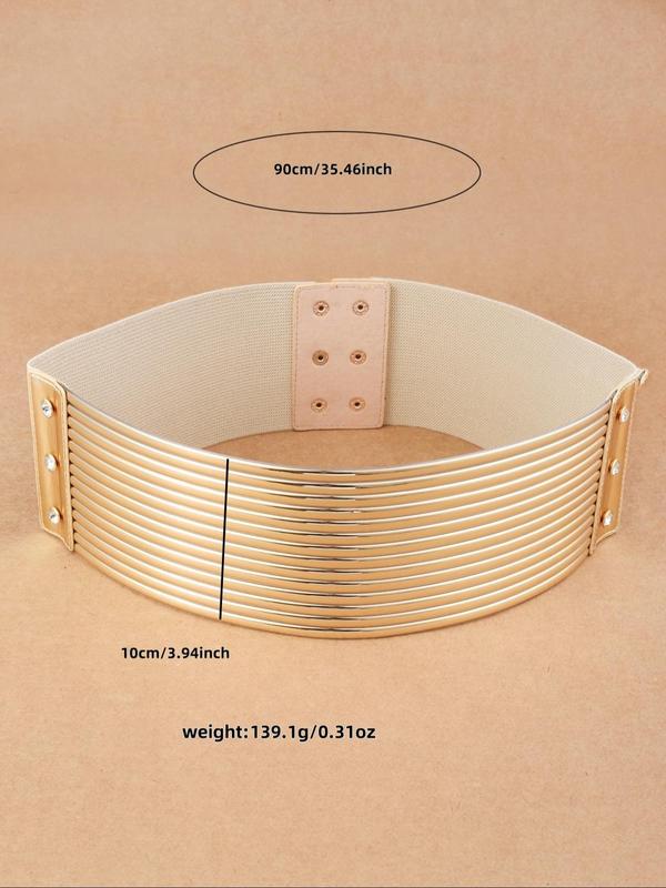 Women's Fashion Wide Belt, Fashionable PU Leather Belt for Party, Daily Clothing Decor, Trendy All-match & Exquisite Belt for Birthday Gift