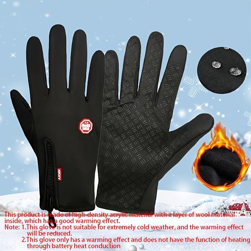 Windproof Winter Gloves Touchscreen Gloves Thermal Warm Gloves for Men and Women