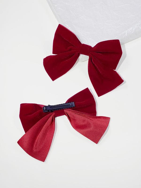 Women's Cute Bow Decor Hair Clip for Gift, Fashionable Hair Accessories for Daily Wear, Daily Clothing Decor