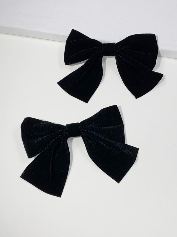 Women's Cute Bow Decor Hair Clip for Gift, Fashionable Hair Accessories for Daily Wear, Daily Clothing Decor