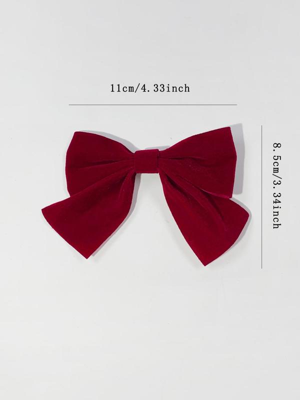 Women's Cute Bow Decor Hair Clip for Gift, Fashionable Hair Accessories for Daily Wear, Daily Clothing Decor