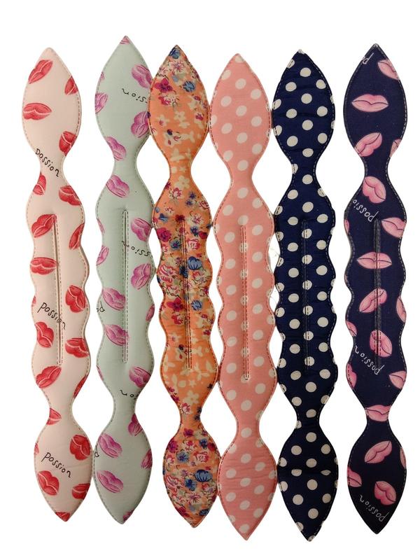 Color Random Cute Polka Dot Floral Print Hair Bun Maker, Hair Styling Tool for Women & Girls, Minimalist Headwear Suitable for Thick Hair