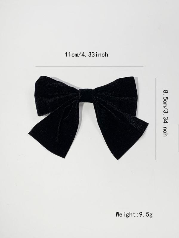 Women's Cute Bow Decor Hair Clip for Gift, Fashionable Hair Accessories for Daily Wear, Daily Clothing Decor