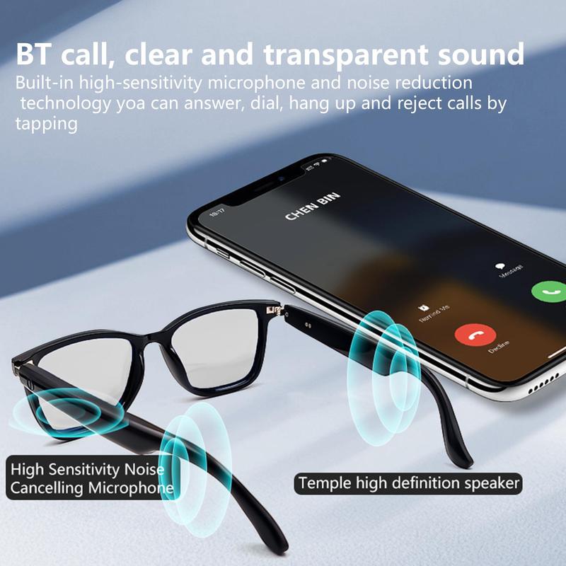 Smart Glasses, Smart Sunglasses for Men & Women, Driving Glasses, Smart Glasses for Fishing, Cycling, Traveling, Driving, Listening to Music, Driving Glasses