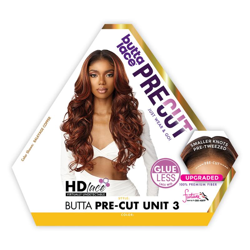 Sensationnel HD Lace Front Wig Glueless Butta Pre-Cut Unit 3