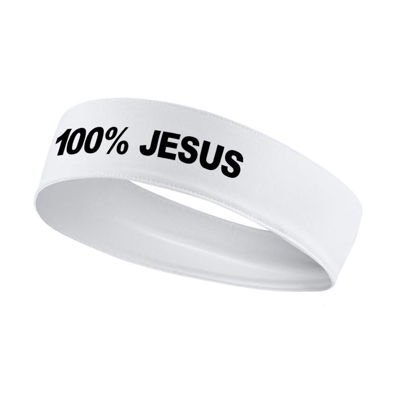 100% JESUS Stretch Headband