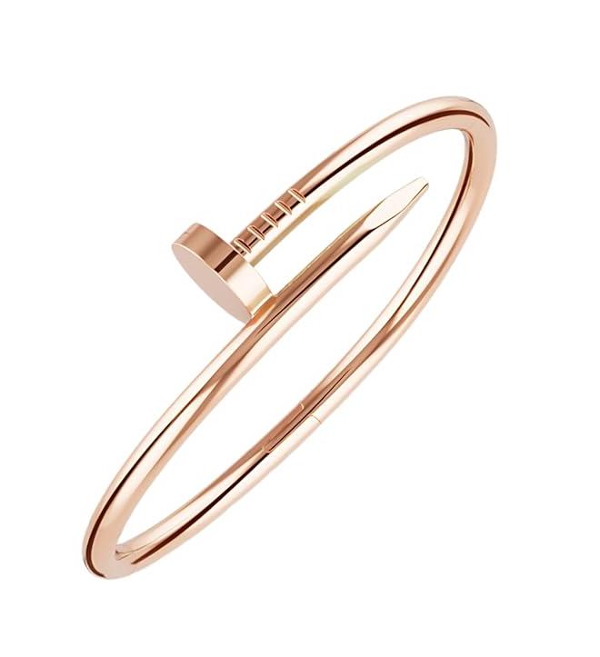 Nail Bracelet Designer Bracelets Jewelry for Women Fashion Bangle Steel Alloy Gold-plated Craft Never Fade Not Allergic Wholesale Bracelets For Women Trendy Jewelry