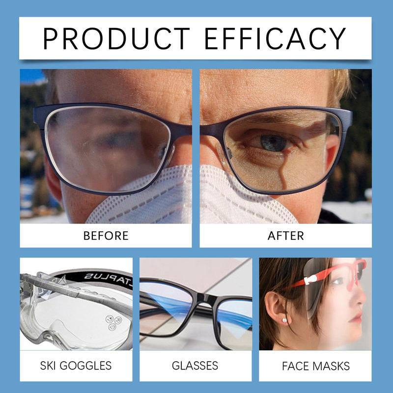 Eyeglasses Anti-fog Cleaning Spray, 1 Box Eyeglasses Anti-fog Clear-Vision Clean Lens Care Spray, Camera Lens Cleaning Spray, Camera Care Product