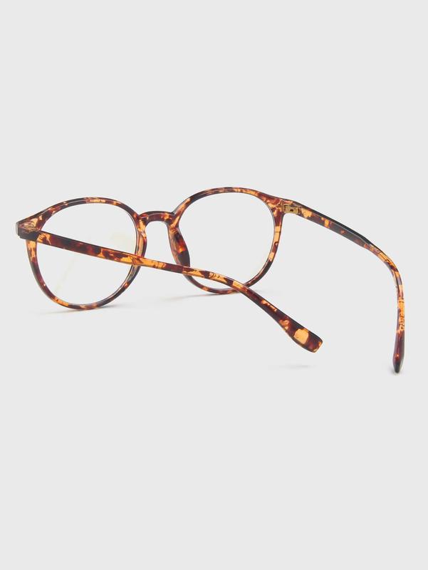 Tortoiseshell Frame Eyeglasses - Clear Glasses Accessories for Daily Wear