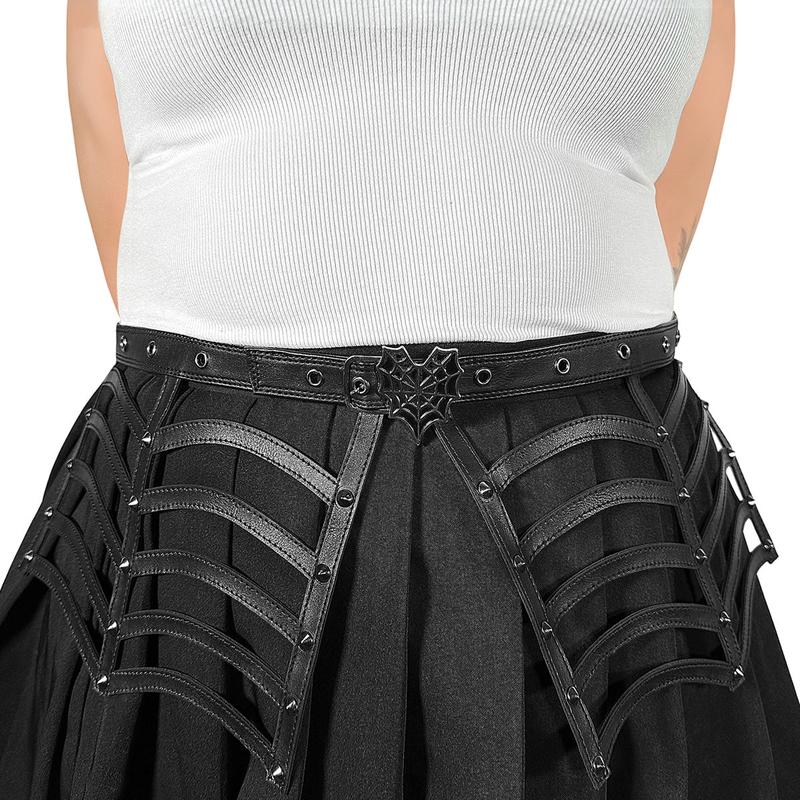 Demonia Spiderweb Cutout Belt