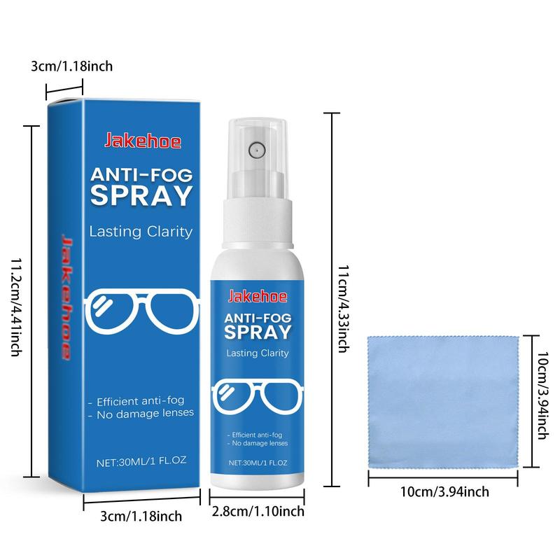 Eyeglasses Anti-fog Cleaning Spray, 1 Box Eyeglasses Anti-fog Clear-Vision Clean Lens Care Spray, Camera Lens Cleaning Spray, Camera Care Product