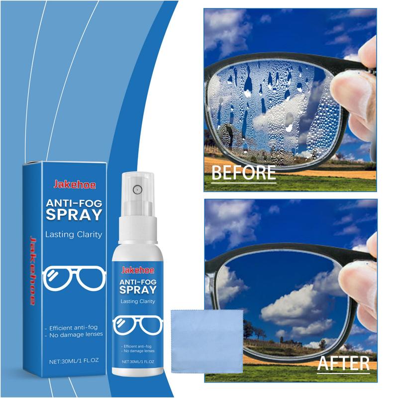 Eyeglasses Anti-fog Cleaning Spray, 1 Box Eyeglasses Anti-fog Clear-Vision Clean Lens Care Spray, Camera Lens Cleaning Spray, Camera Care Product