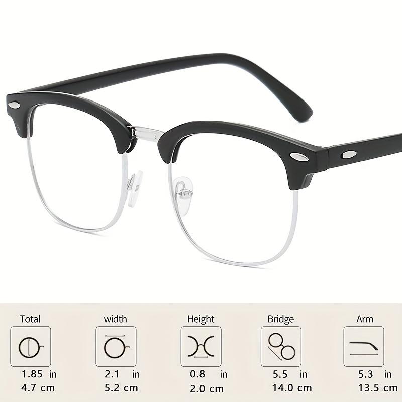 Classic Square Clear Lens Glasses Fashion Computer Gaming TV Phones Glasses For Women Men Relieve Eye Fatigue