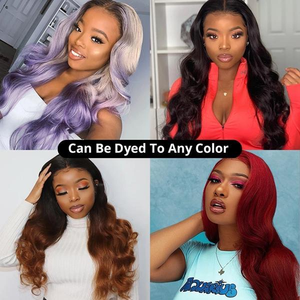 Uwigs 4 27 Highlight Body Wave Bundles Ombre Colored Human Hair Weave Bundles 1 3 4 Bundles Deal